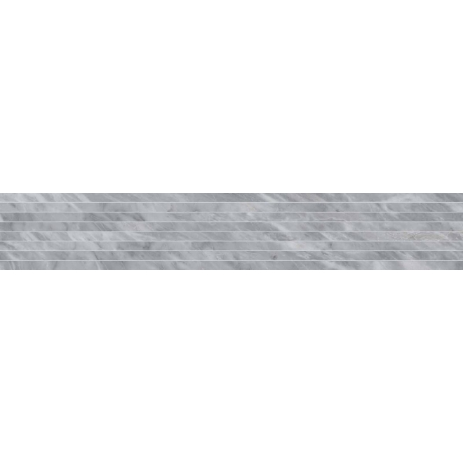 Keope Versilia Nuvolato Grey Dekor Plisse ULTRAsilky 20x120 cm