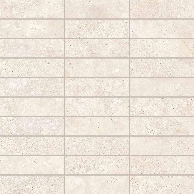 Keope Trevi Cross Ivory Mosaik Listelli ULTRAmatt 30x30 cm