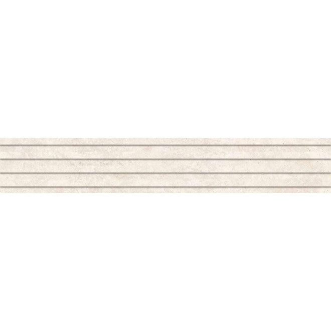 Keope Trevi Cross Ivory Plisse 3D Strukturiert 3D 18,4x120 cm