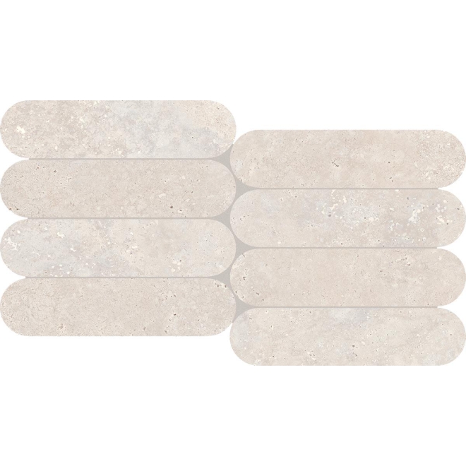 Keope Trevi Cross Pearl Mosaik Biscuits ULTRAmatt 28,5x55,5 cm