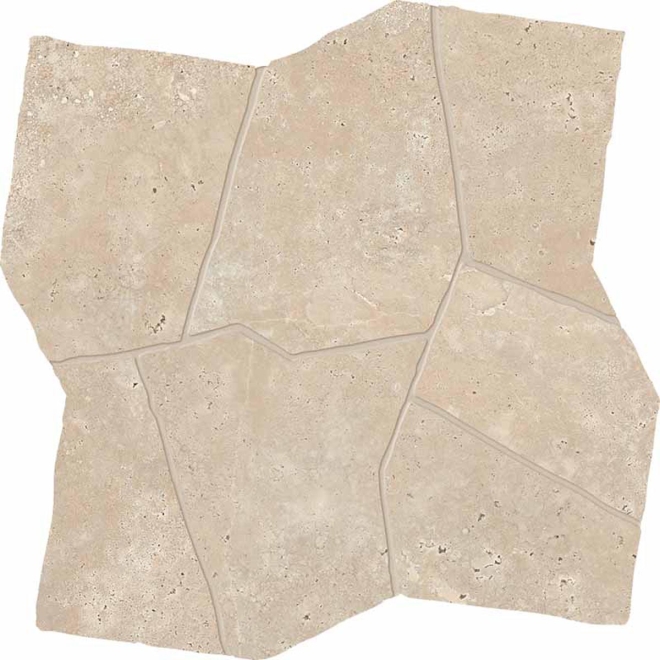 Keope Trevi Cross Walnut Dekor Palladiana ULTRAmatt (R11) 50x50 cm