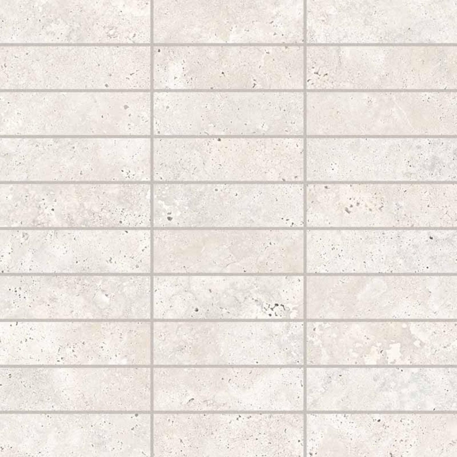 Keope Trevi Cross White Mosaik Listelli ULTRAmatt 30x30 cm