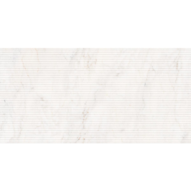 Keope Versilia Michelangelo White Dekor Flute 3D 60x120 cm