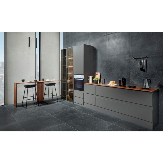 Keraben Bleuemix Boden- und Wandfliese Black Natural 90x90 cm