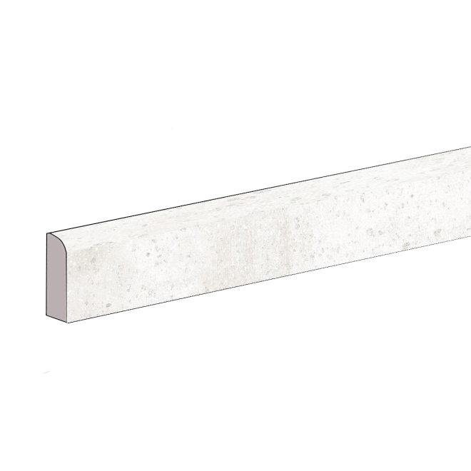 Keraben Boreal Sockel White 8x75 cm - matt