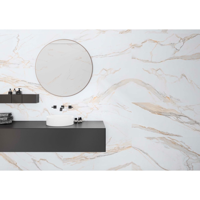 Keraben Idyllic Boden- und Wandfliese Calacatta Gold Vecchio 60x120 cm