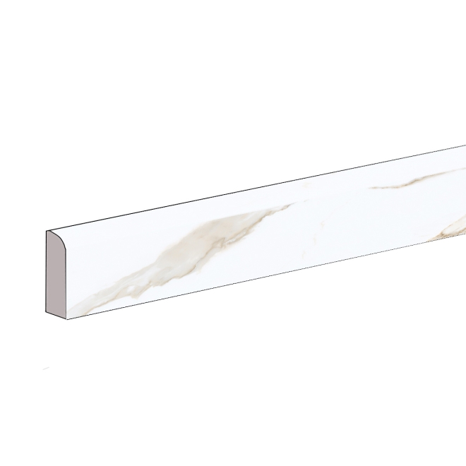 Keraben Idyllic Calacatta Gold Vecchio Sockel 8x60 cm