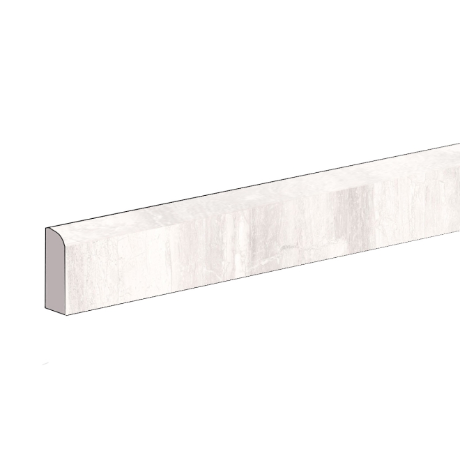 Keraben Luxury Sockel White matt-soft 8x60 cm