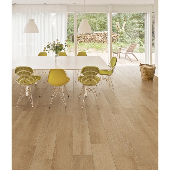 Keraben Savia Bodenfliese Roble 150x25 cm