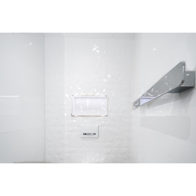 Keraben Superwhite Dekor weiß Geometric gloss glänzend 30x60 cm