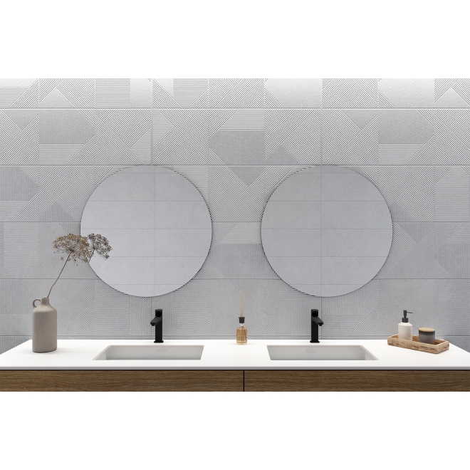 Keraben Verse Wanddekor Concept White 30x90 cm