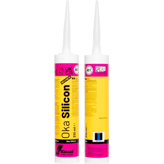 Kiesel Oka Silicon sandgrau Siliconfuge