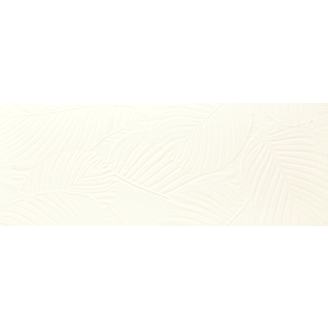 Love Tiles Genesis Palm White Matt 45x120cm Wanddekor