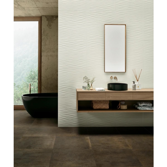 Love Tiles Genesis Reef White Matt 30x60 cm Wanddekor