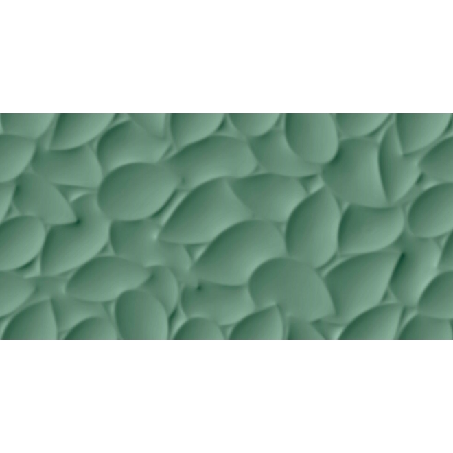 Love Tiles Genesis Leaf Green Matt 30x60 cm Wanddekor