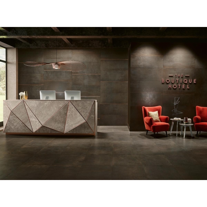 Love Tiles Metallic Carbon Natural 60x60 cm Boden-und Wandfliese