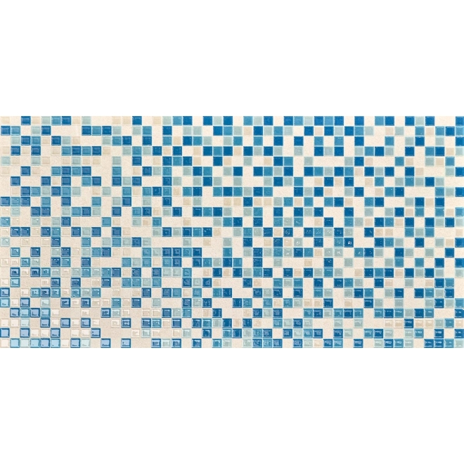 Love Tiles Sense Bitmap Blue Natural 35x70 cm Wanddekor