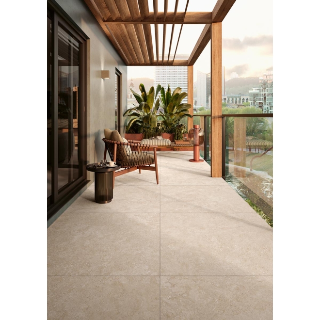 Love Tiles Elan Blanc Terrassenplatte 80x80 cm