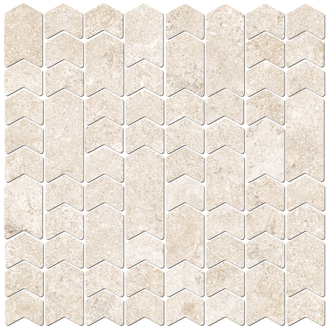 Love Tiles Elan Blanc Wandmosaik Route 35x35 cm