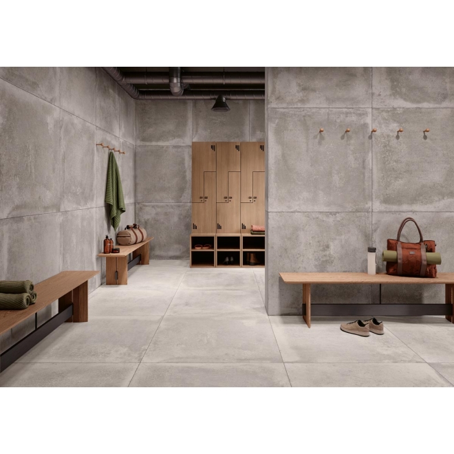 Love Tiles Legacy Light Grey Boden- und Wandfliese 100x100 cm