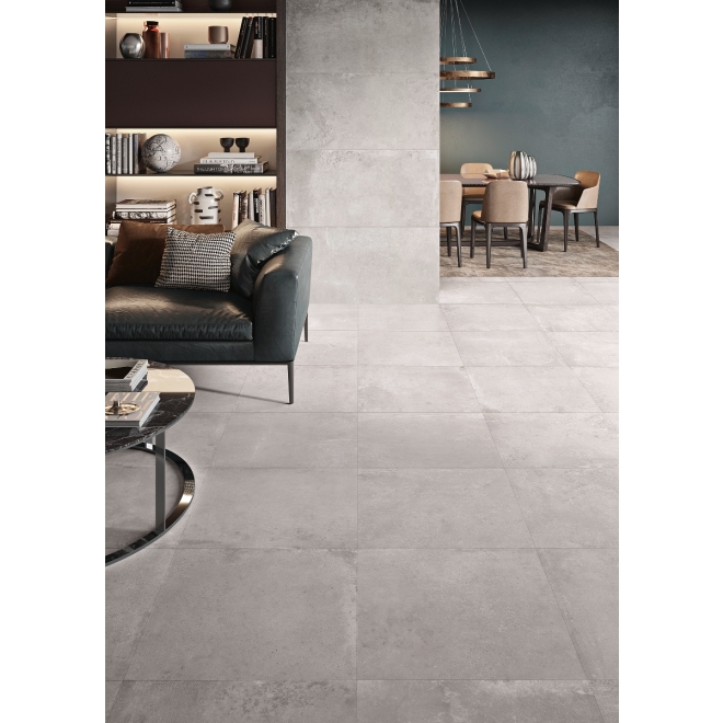 Margres Evoke Light Grey Touch Boden- und Wandfliese 90x90 cm