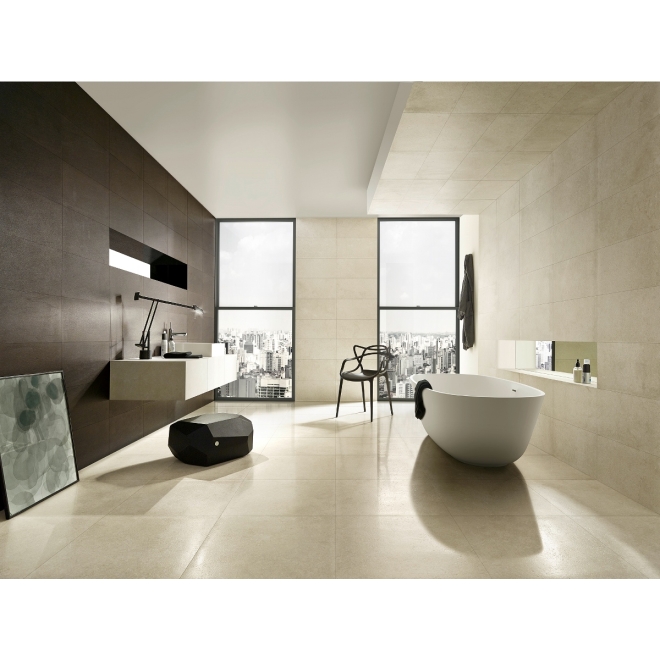 Margres Slabstone White Anpoliert Boden- und Wandfliese 60x60 cm