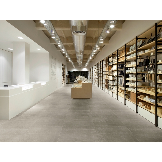 Margres Subway Ash Natur Boden- und Wandfliese 90x90 cm