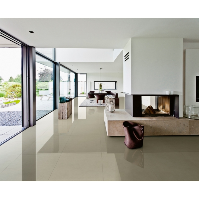 Margres Time 2.0 Silver Poliert Boden- und Wandfliese 60x60 cm