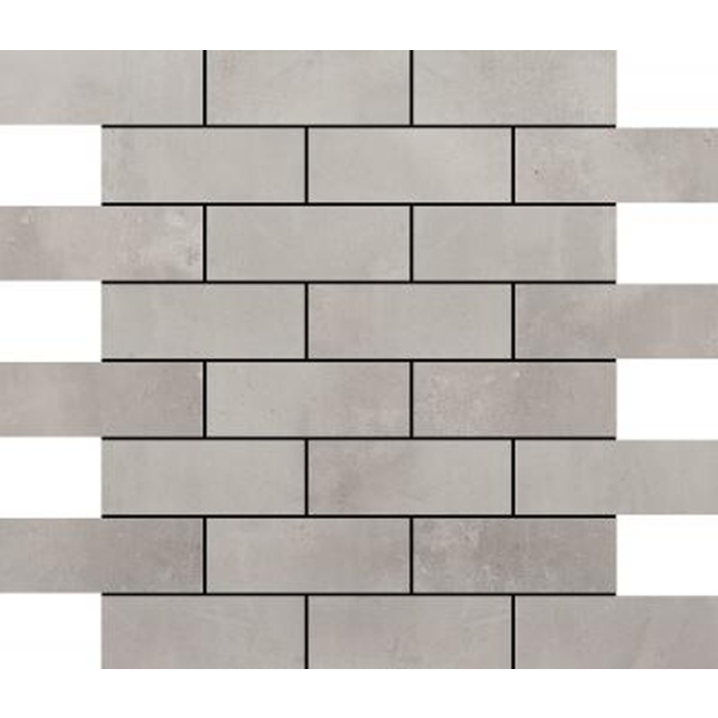 Margres Tool Light Grey Anpoliert Dekor Bricks 33x33 cm