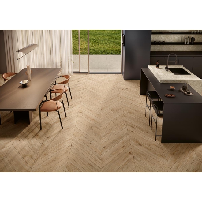 Margres Bare&Bold Bold Cream Natural Chevron 20x100 cm