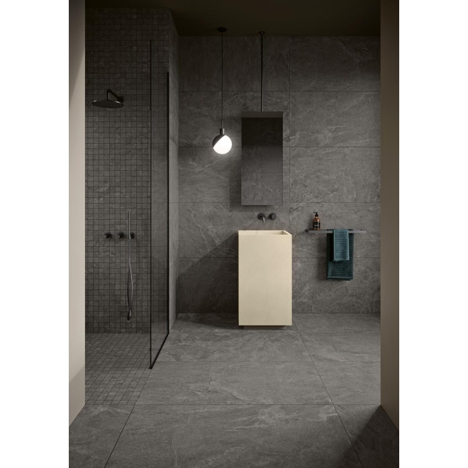 Margres Thunder Anthracite NAT Boden- und Wandfliese 90x90 cm