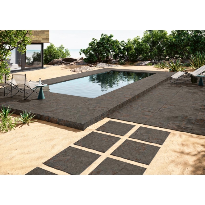 Margres Thunder Rust AS Terrassenplatte 60x60 cm