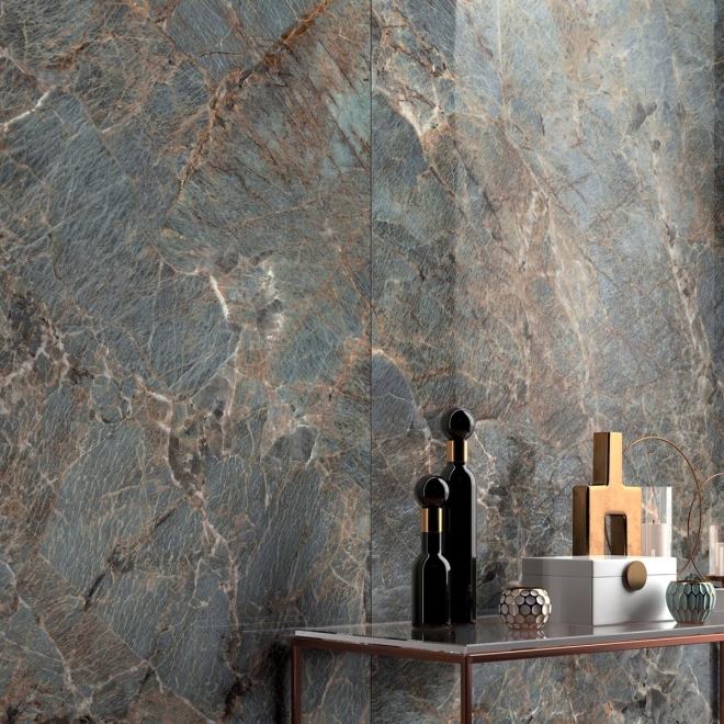 Mirage Cosmopolitan Amazzonite Poliert Boden- und Wandfliese 120x120 cm