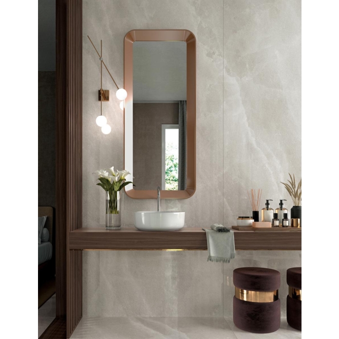 Mirage Cosmopolitan White Crystal Poliert Boden- und Wandfliese 120x120 cm