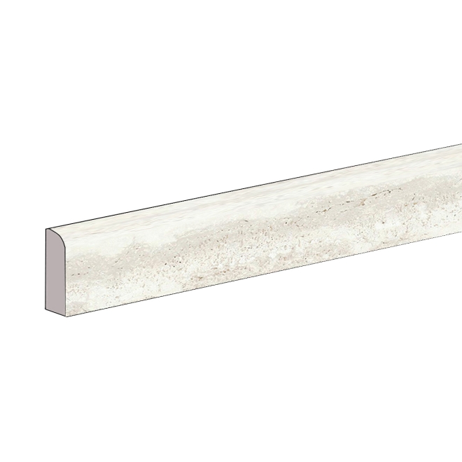 Sockel Mirage Elysian Travertini in der Farbe Pearly