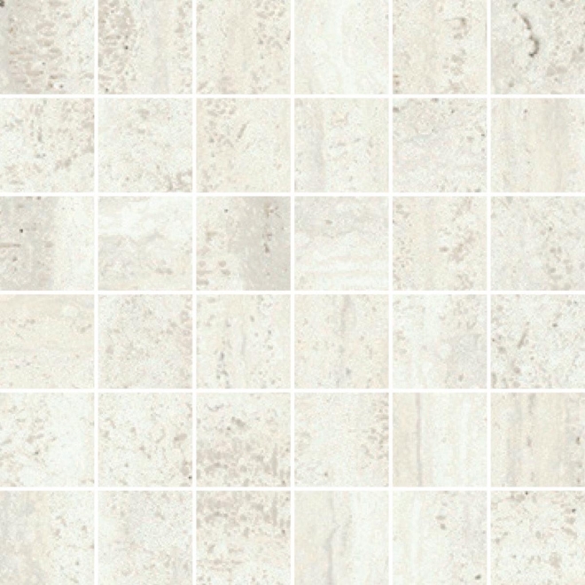 Mosaik Mirage Elysian Travertini in der Farbe Pearly