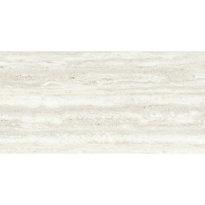 Bodenfliese Mirage Elysian Travertini in der Farbe Pearly