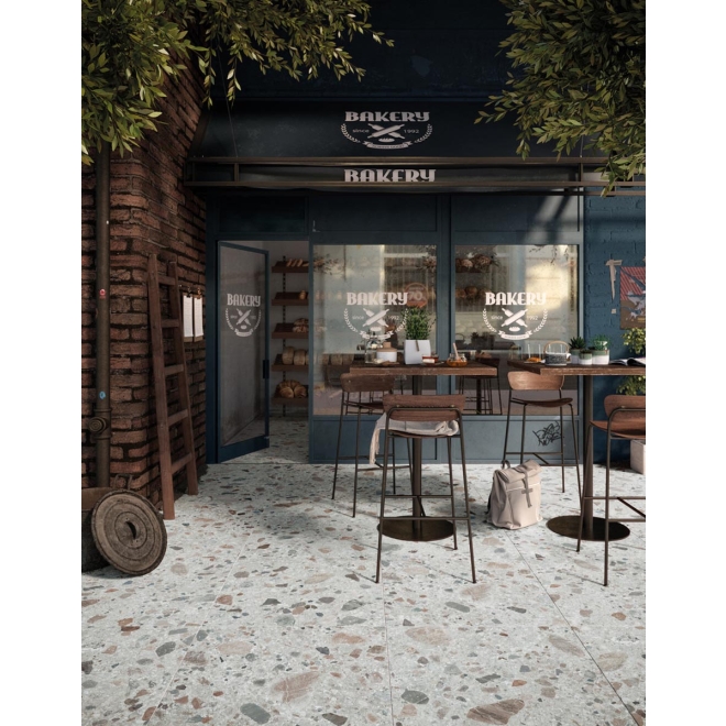 Mirage Norr Hav Strukturiert Terrassenplatte 80x80 cm