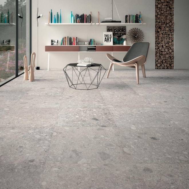 Mirage Norr Vit Natural Boden- und Wandfliese 120x120 cm