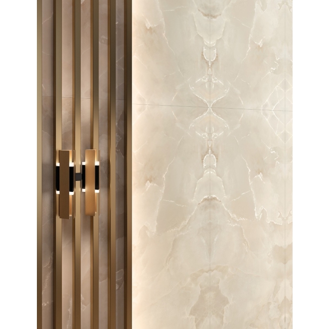 Mirage Onyce Alabaster ON00 Lucida Boden- und Wandfliese 120x120 cm