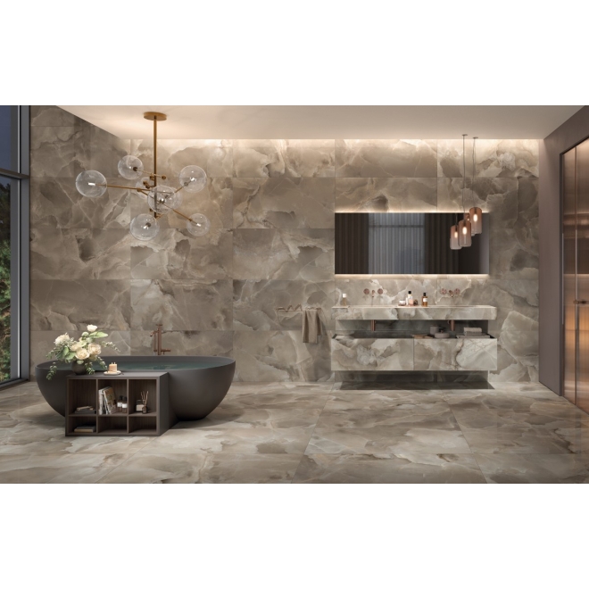 Mirage Onyce Argan ON05 Pearl Boden- und Wandfliese 60x120 cm