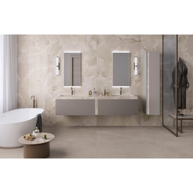 Mirage Onyce Lead Grey ON02 Lucida Boden- und Wandfliese 60x120 cm