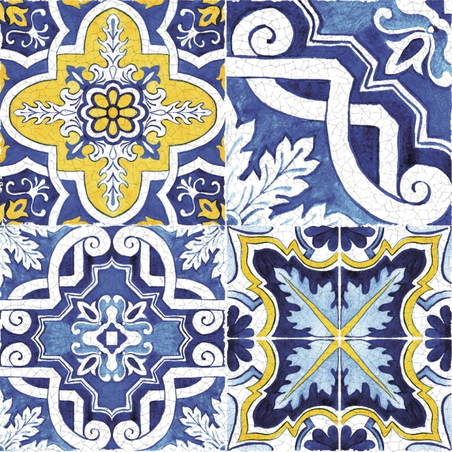 Dekor Mirage Papier Mix in der Farbe Amalfi