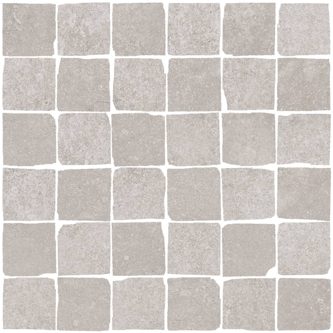 Margres Evoke Light Grey Natural Mosaik 5x5 30x30 cm
