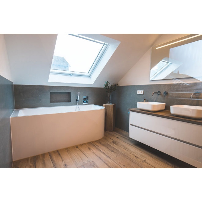 Flaviker Nordik Wood Bodenfliese Gold 20x120 cm - Stärke: 9 mm - GRIP