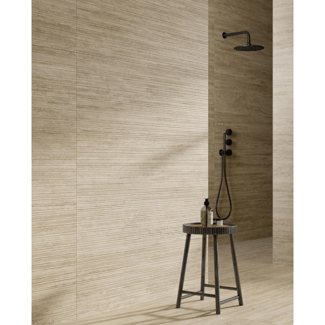 Pastorelli New Classic Beige matt Wanddekor Lines 60x120 cm
