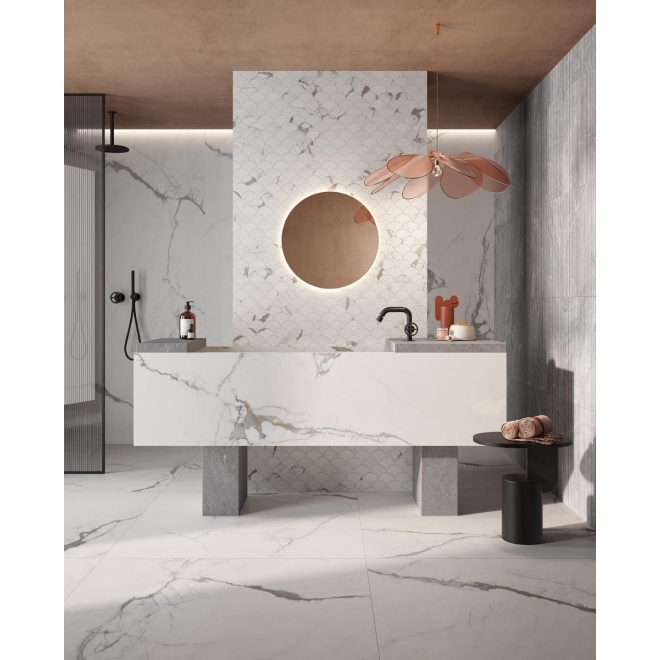 Pastorelli Sunshine Calacatta White Boden- und Wandfliese 30x60 cm