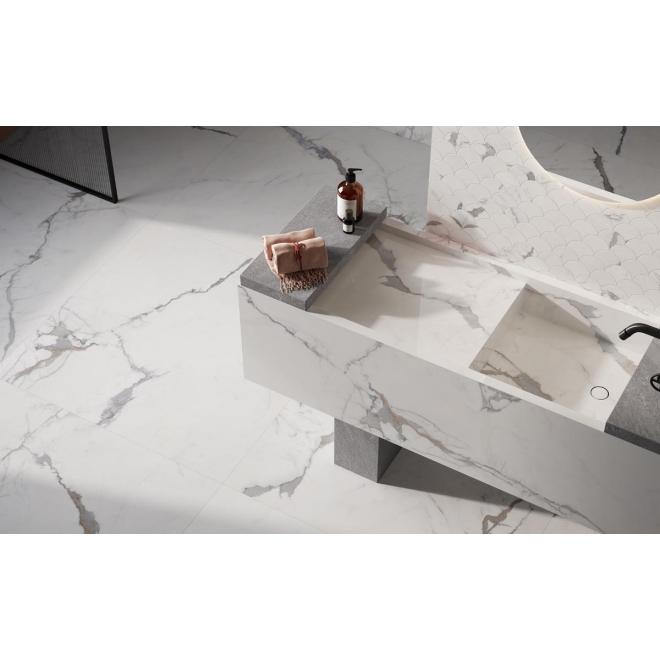 Pastorelli Sunshine Calacatta White Boden- und Wandfliese 30x60 cm