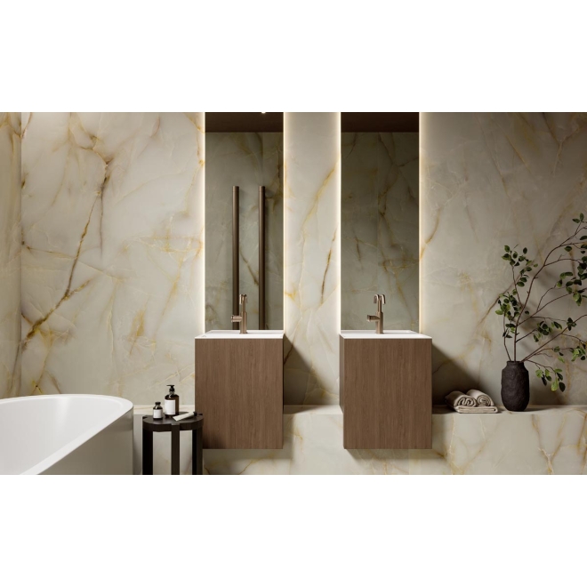 Pastorelli Sunshine Onice Perla Boden- und Wandfliese 120x120 cm