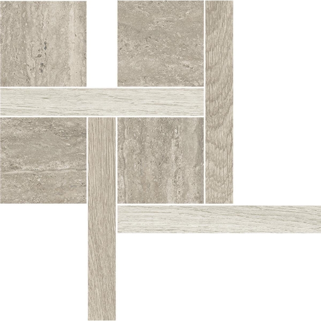 Pastorelli New Classic Taupe matt Mosaik Weaving 32x32 cm